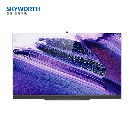 创维电视（SKYWORTH）55G71 55英寸4K超高清声控升降式AI摄像头2+32G全面屏防蓝光护眼液晶平板电视（线下同款）